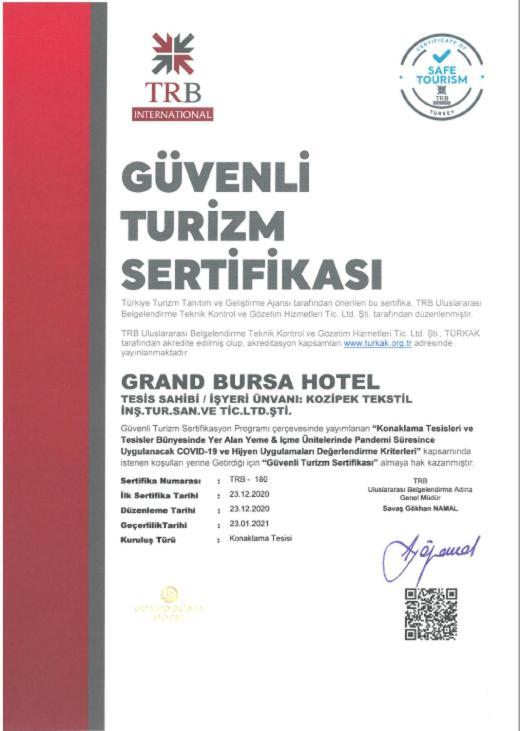 Grand Bursa Hotel Bagian luar foto